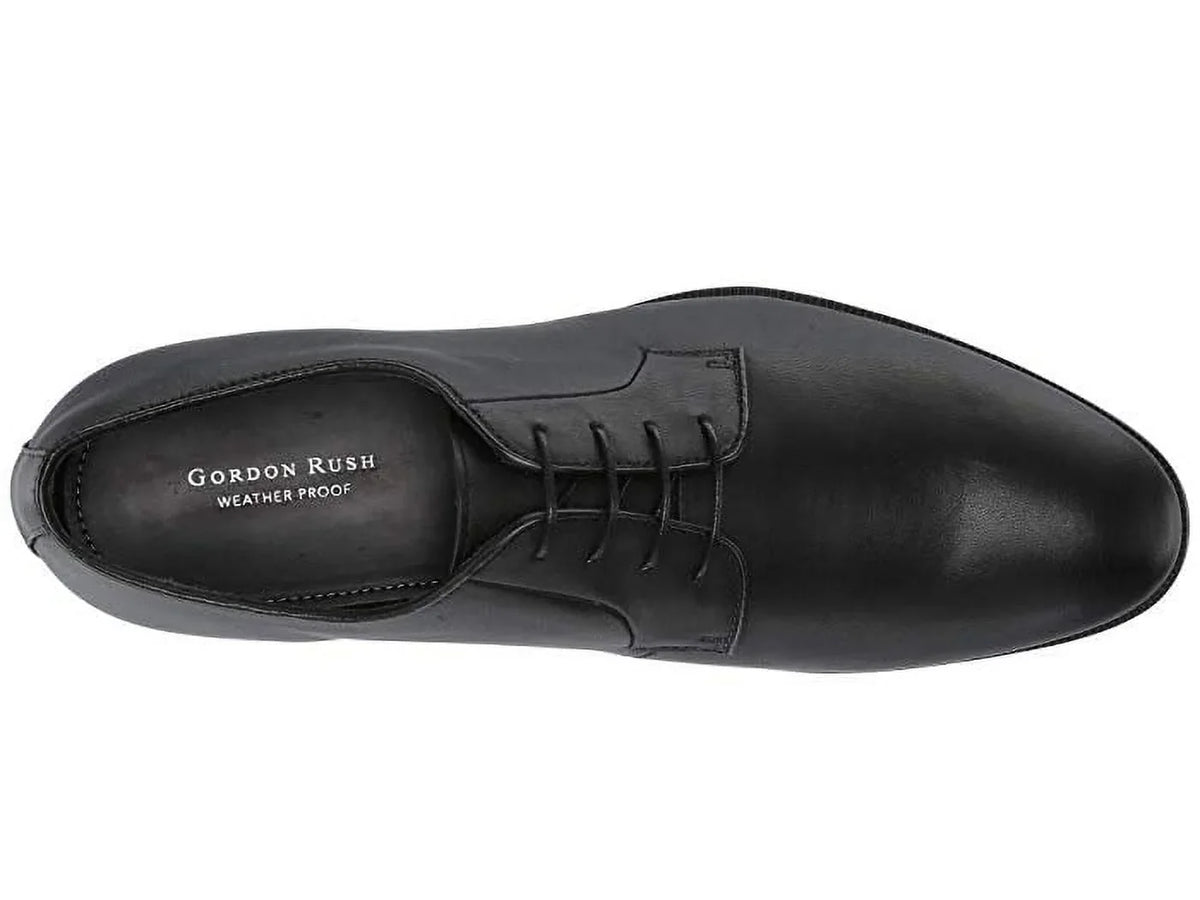 Gordon Rush BLACK Bailey Leather Plain-Toe Oxfords Shoes, US 10
