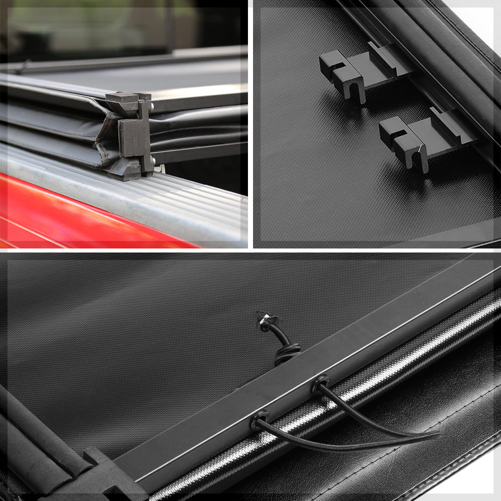 Short Bed Tonneau Coating 6.5Ft Soft Tri-Fold Fleetside for 02-09 Ram 1500/2500 Fits select: 2006-2008 DODGE RAM 1500, 2003-2009 DODGE RAM 2500