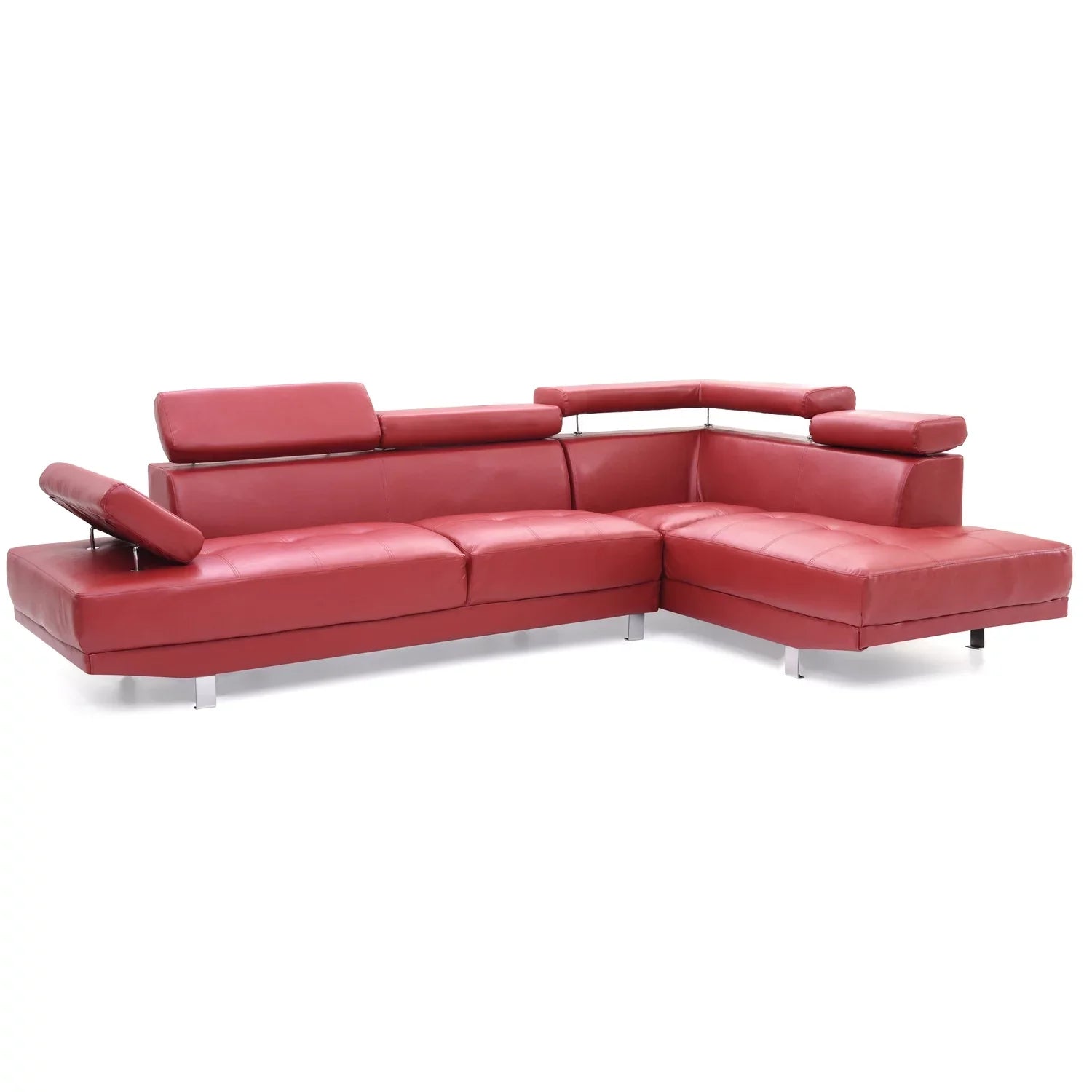 Homestock Antique Ambiance G456-SC Sectional ( 2 Boxes) , Red