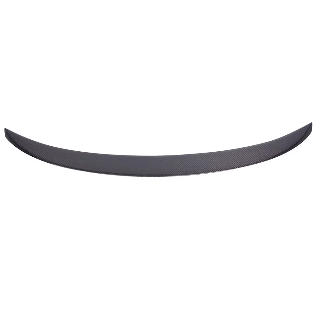 Ikon Motorsports Suitable with 15-20 BMW F36 4 Series 4DR Gran Coupe V Style Rear Trunk Spoiler Wing - Carbon Fiber 2015 2016 2017 2018 2019 2020