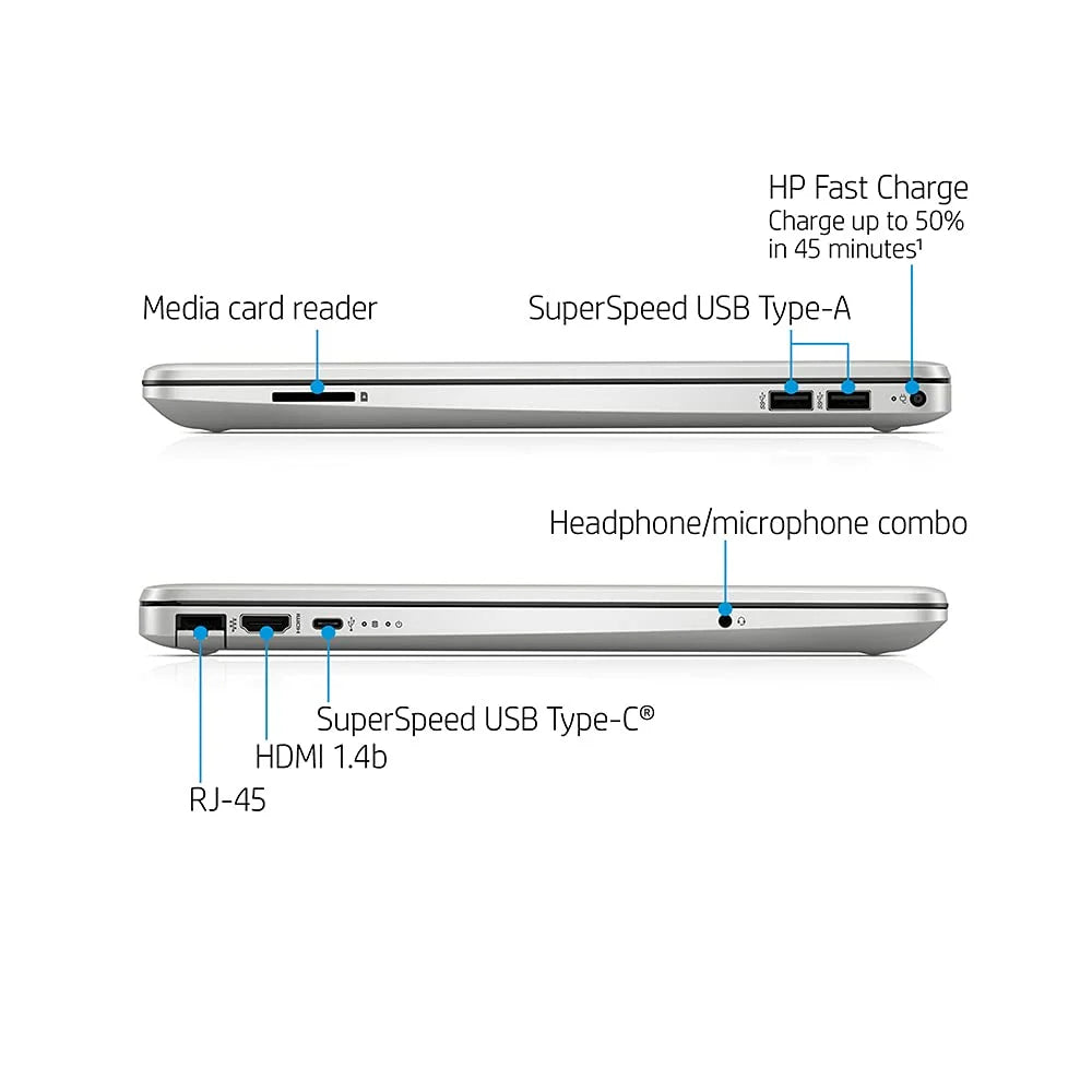 HP 2021 15.6" FHD Laptop Computer, 11th Gen Intel Core i5-1135G7(Beats i7-1065g7), 32GB DDR4 RAM, 2TB PCIe SSD, Intel Iris Xe Graphics, HD Webcam, Stereo Speakers, Windows 10, Silver, 32GB USB Card