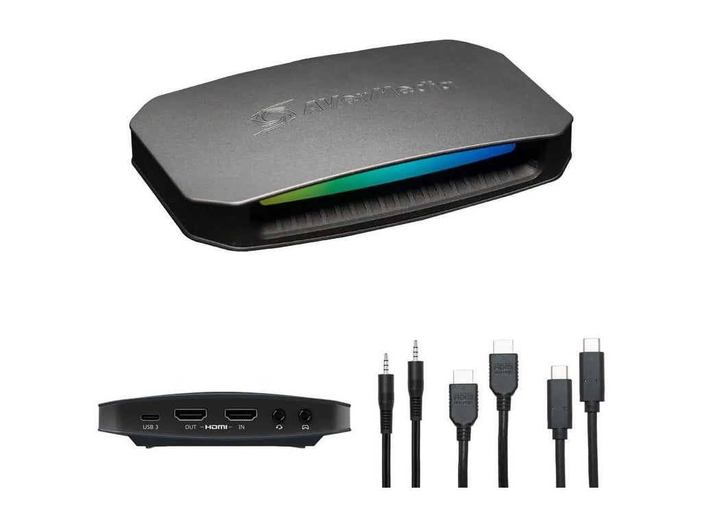 AVerMedia Live Gamer Ultra 2.1 (GC553G2) - Functions: Video Game Capturing, Video Streaming, Video Recording - 4K - YUY2 - USB - Audio Line In - Audio Line Out - PC