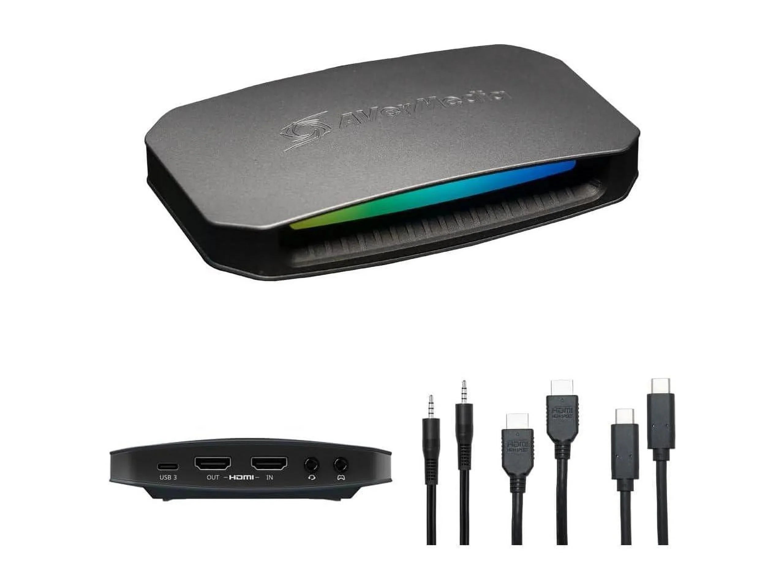 AVerMedia Live Gamer Ultra 2.1 (GC553G2) - Functions: Video Game Capturing, Video Streaming, Video Recording - 4K - YUY2 - USB - Audio Line In - Audio Line Out - PC