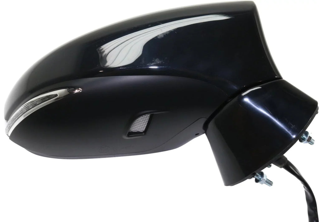 Mirror Fitting With 2014-2017 Lexus CT200h Right Passenger Side Heated In-housing Signal Light Textured Black Kool-Vue