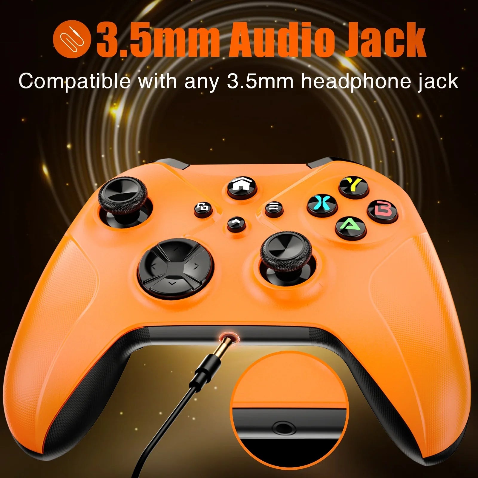 Bonacell Wireless Controller for Xbox One, (Watch Video to Update XBOX)Game Controller Suitable with Xbox One/Xbox One X/S, Xbox Series S/X Gamepad Support Turbo/3.5mm Headphone Jack/Macro Functions