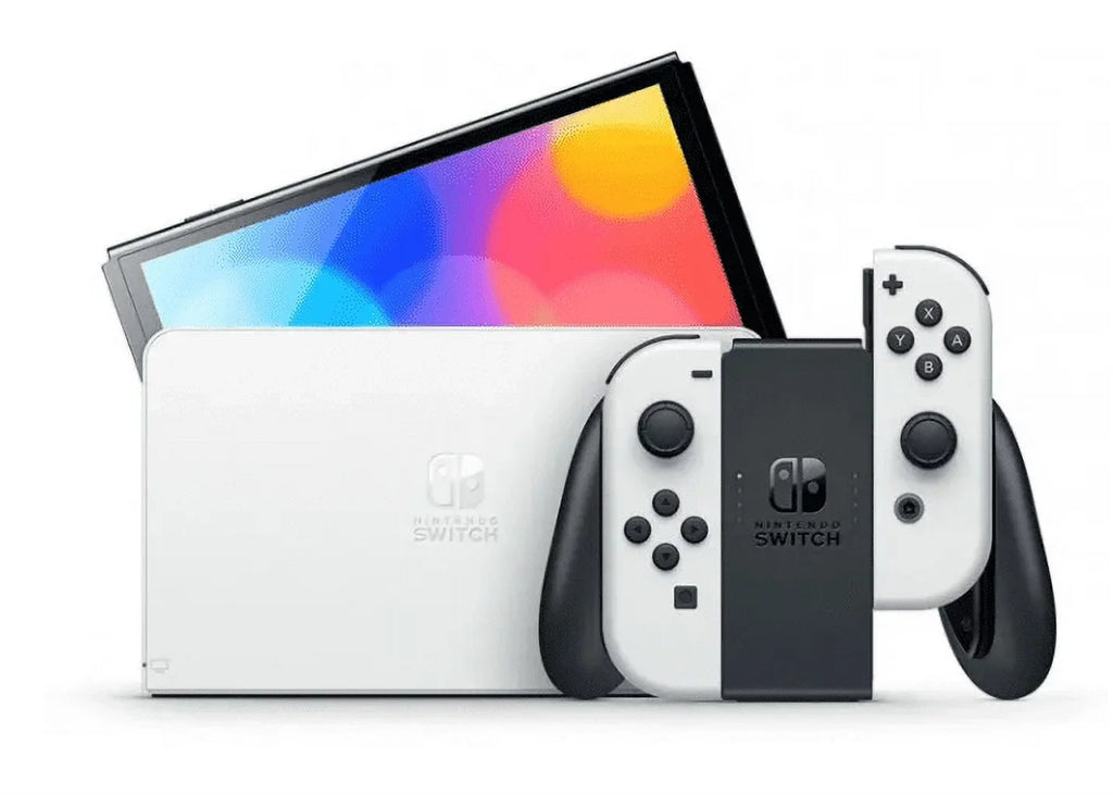 Nintendo Switch ? OLED (Sw Oled) Model w/ White Joy-Con-Powever Bundle-Import Edition