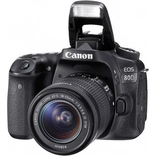 Canon EOS 80D DSLR Camera with 18-55mm Lens + 64GB Expo Basic Kit