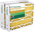 Filterbuy 20x21x5 MERV 11 Pleated HVAC AC Furnace Air Filters for Lennox X8790 / PCO14-23 (2-Pack)