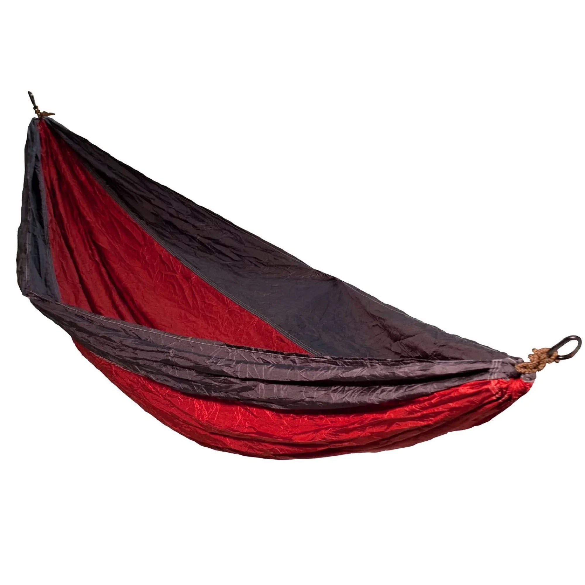 The Hamptons Collection 118" Red and Blue Polyester Traveler Camping Hammock