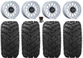 Black Rhino Rapid 14" Wheels Si 28" Reptile Tires Yamaha Viking Wolverine YXZ1000R CFMoto ZForce 950 UForce 1000