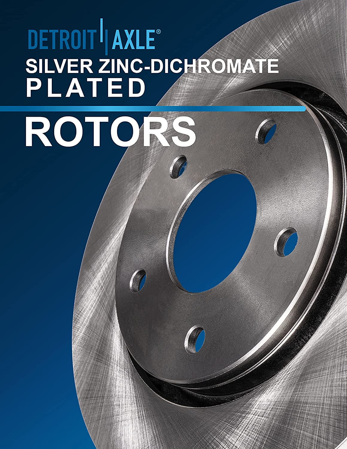 Detroit Axle - Front Brake Kit for 2009-2019 Toyota Corolla Matrix Pontiac Vibe, 2008-2014 Scion xD Replacement 2009 2010 2011 2012 2013 2014 Disc Brake Rotors Ceramic Brakes Pads