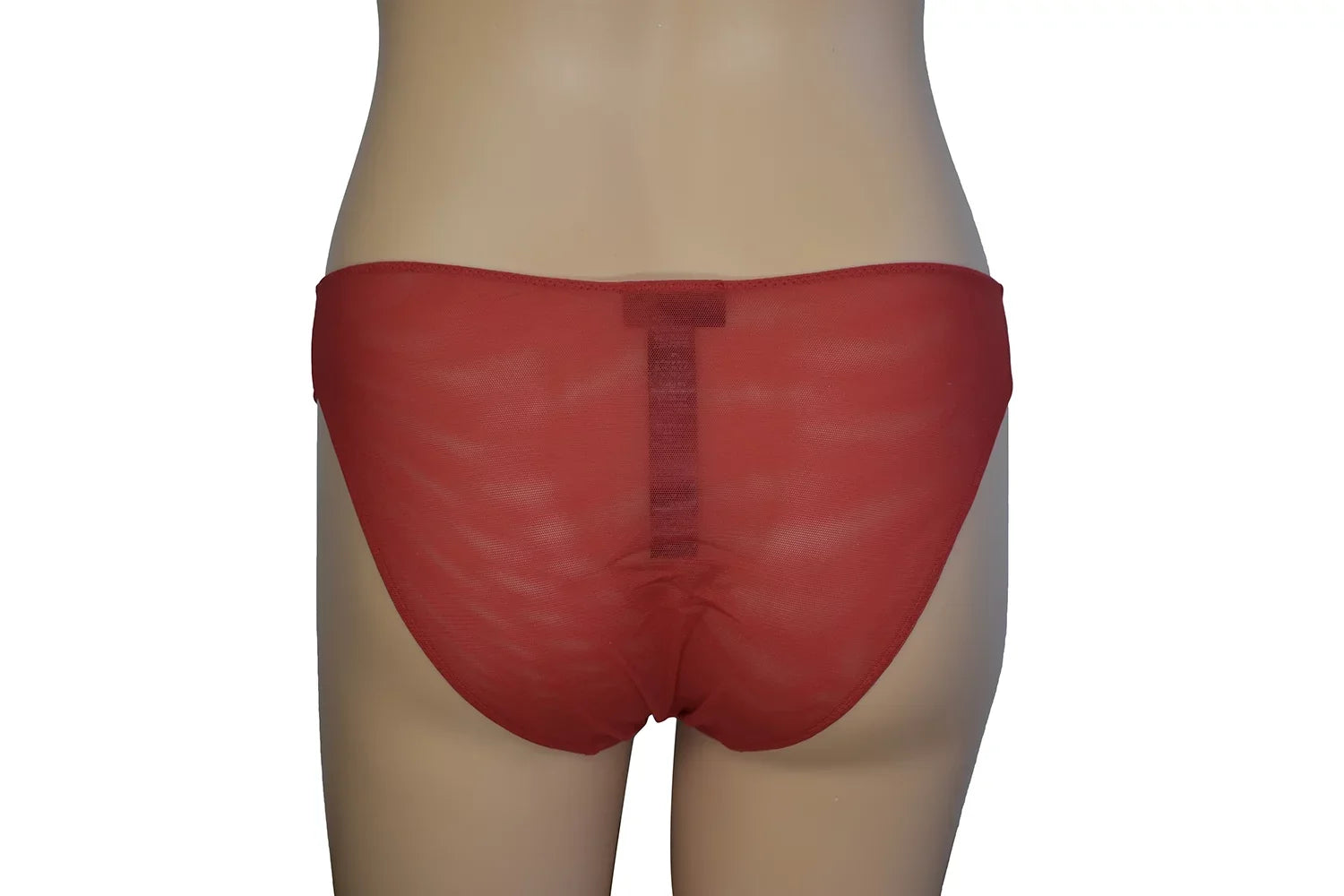 La Perla Women's Red Mesh Silk Brief (XS)