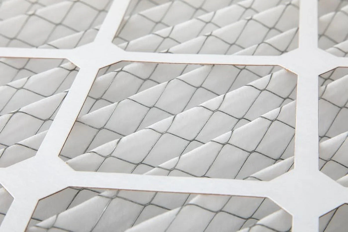 6 Pack of 12x25x1 MERV 13 Pleated Air Filters by Glasfloss. Actual Size: 11-1/2 x 24-1/2 x 7/9