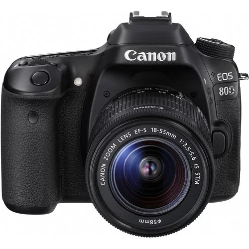 Canon EOS 80D DSLR Camera with 18-55mm Lens + 64GB Expo Basic Kit
