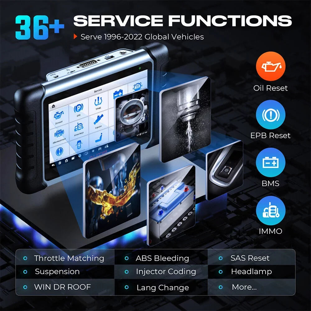 Autel Scanner MaxiPRO MP808S Car Diagnostic Scan Tool All System Diagnostics ECU Coding, Active Test, 36+ Service, Upgraded of MP808/ MP808BT/ MK808