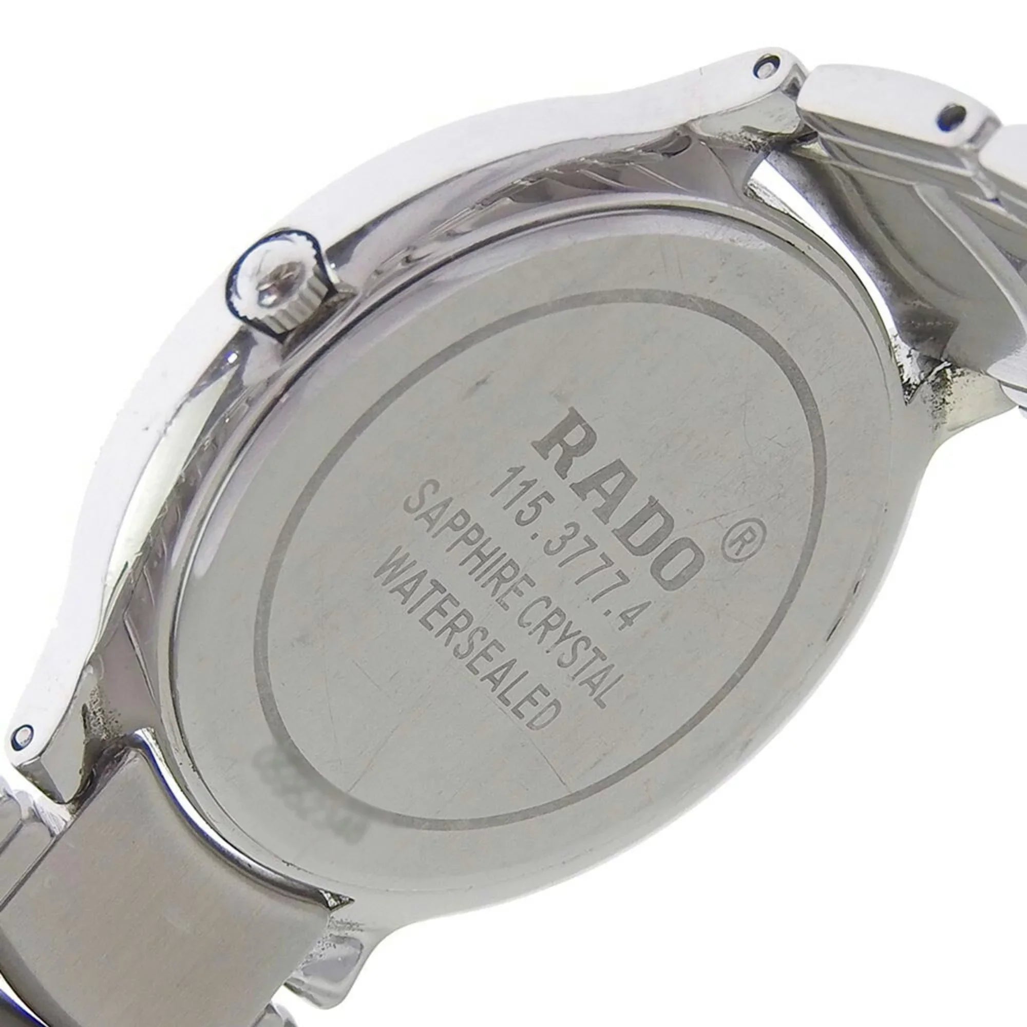 Pre-Owned Rado RADO Florence men's quartz battery watch black dial 115 3777 4 (Good)