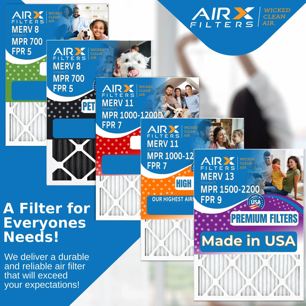 16x28x6 Air Filter MERV 8 Comparable to MPR 700 & FPR 5 Fitting with Aprilaire 401 Premium USA Made 16x28x6 Furnace Filter 1 Single Filter by AIRX FILTERS WICKED CLEAN AIR.