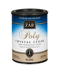 Aqua ZAR Clear Water-Based Indoor Polyurethane Paint 1 qt. 125 sq. ft. Shield (Pack of 4)