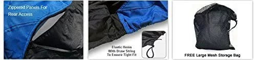 Condition Jet Ski Wrap for Yamaha Wave Runner XLT 800 2002-2004 - Blue/Black Color - All Environment - Trailerable - Protects from Rain, Sun, and More! Includes Trailer Straps and Storage Bag