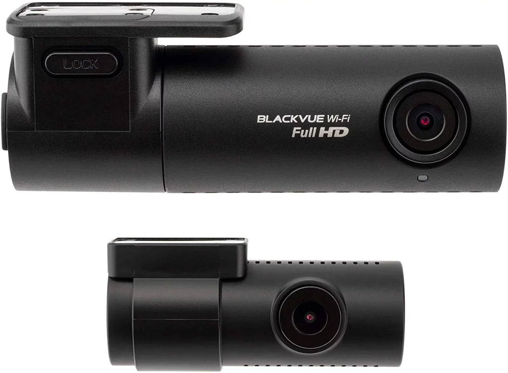 BlackVue DR590X-2CH with 32GB microSD Card | Full HD Wi-Fi Dashcam | Parking Mode Support with Hogor Lens Cloth