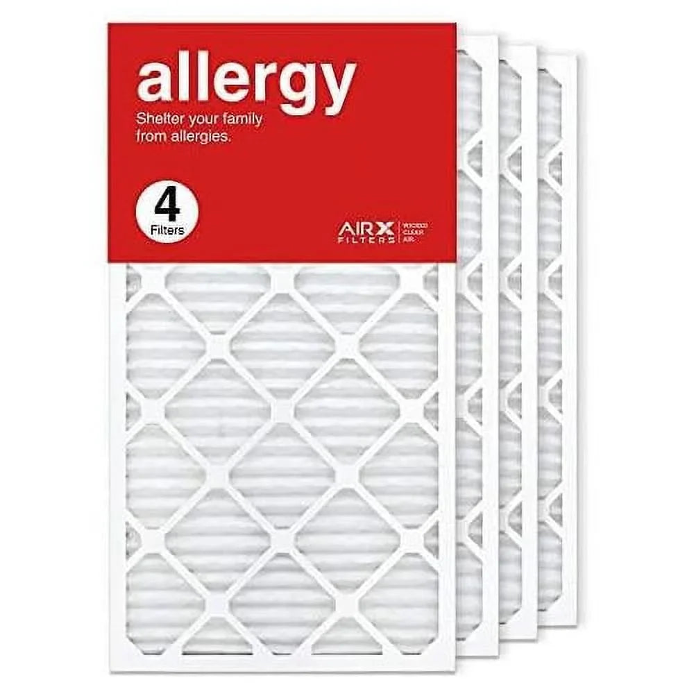 16X30x1 Air Filter MERV 11 Pleated HV Furne Air Filter, Allergy 4-Pk Made In The