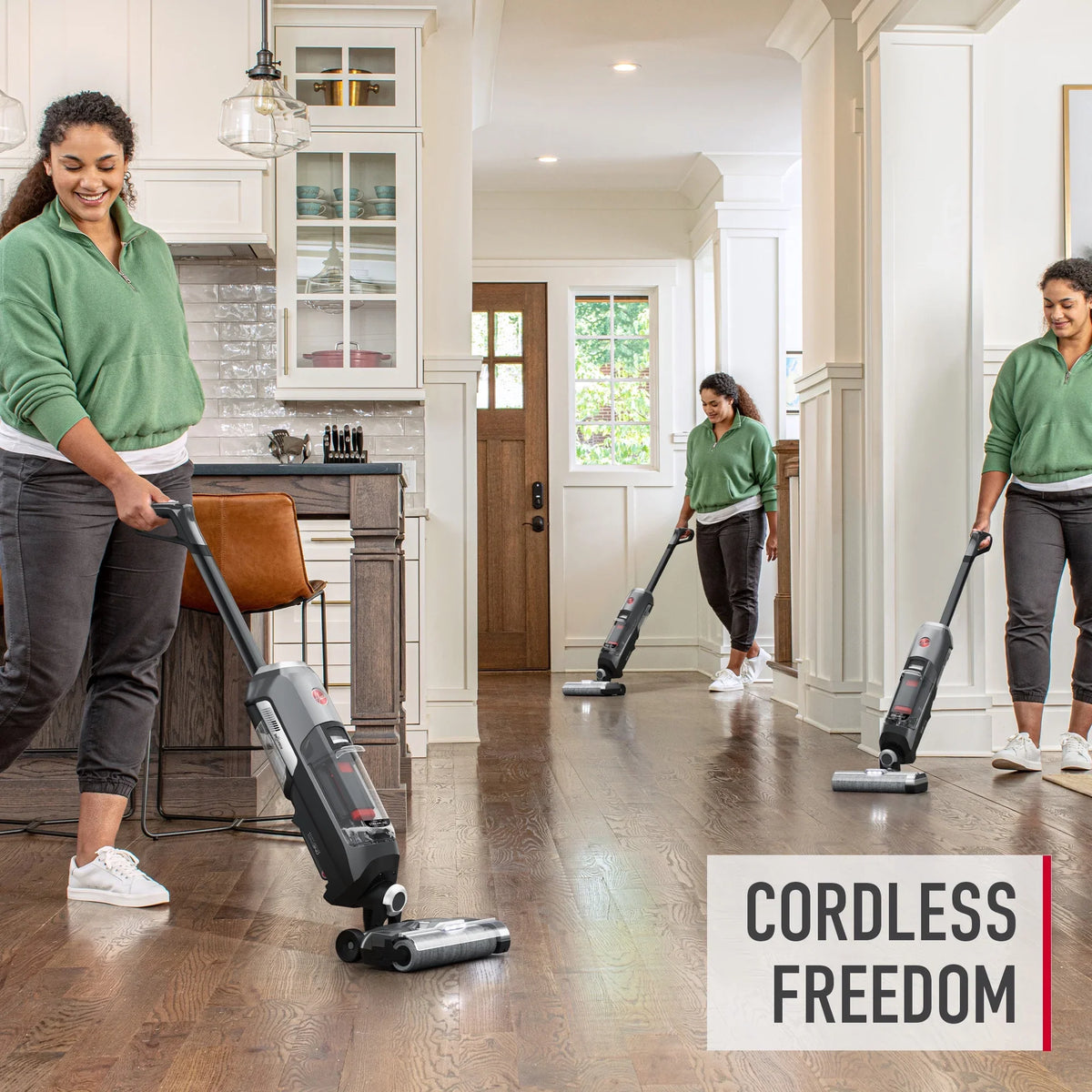 Hoover ONEPWR Streamline Cordless Hard Floor Wet Dry Vacuum with Boost Mode, BH55400V, New