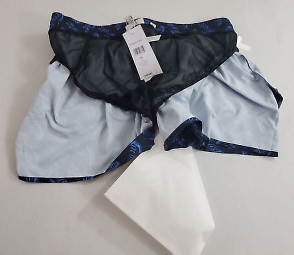 new Lacoste men swimwear trunks short MH5635 51 F65 324209 navy quick dry XL $90