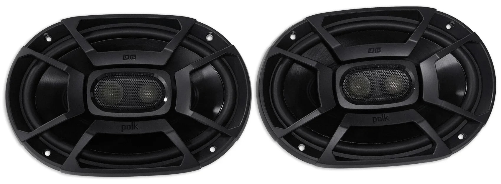 2) Polk Audio DB692 6X9" 450w Car Ship Speakers+Headphones