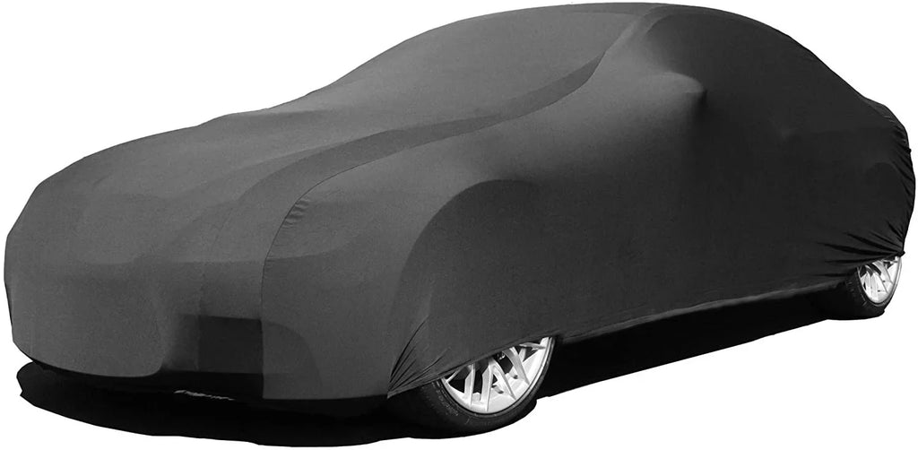 Indoor Car Shield Fitting with Audi A4 allroad Wagon 2020 - Black Satin - Ultra Soft Indoor Material - Guaranteed Keep Vehicle Looking Between Use - Includes Storage Bag