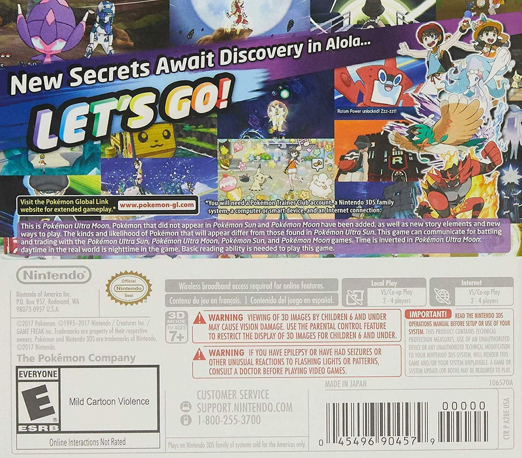Pokémon Ultra Moon - 3DS (World Edition)