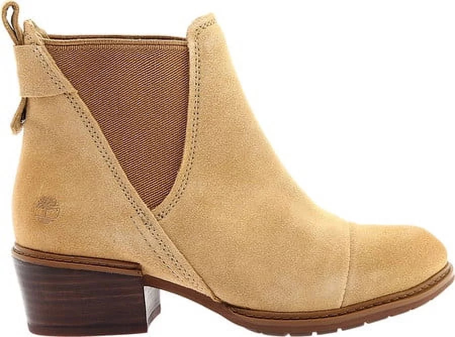 Timberland Sutherlin Bay Double TB0A1SCT Women Beige Gore Chelsea Boot HS3151 (7.5)