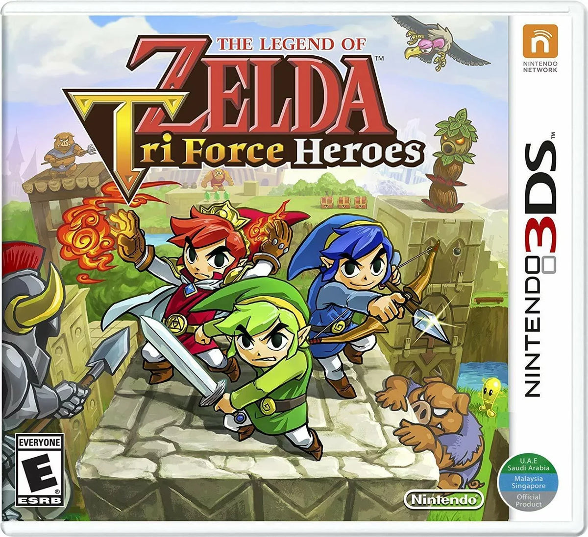 Legend of Zelda: Tri Force Heroes Nintendo 3DS (World Edition)