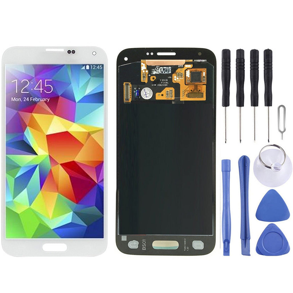 Cellphone Spare Parts Original LCD + Touch Panel for Galaxy S5 mini / G800, G800F, G800A, G800HQ, G800H, G800M, G800R4,