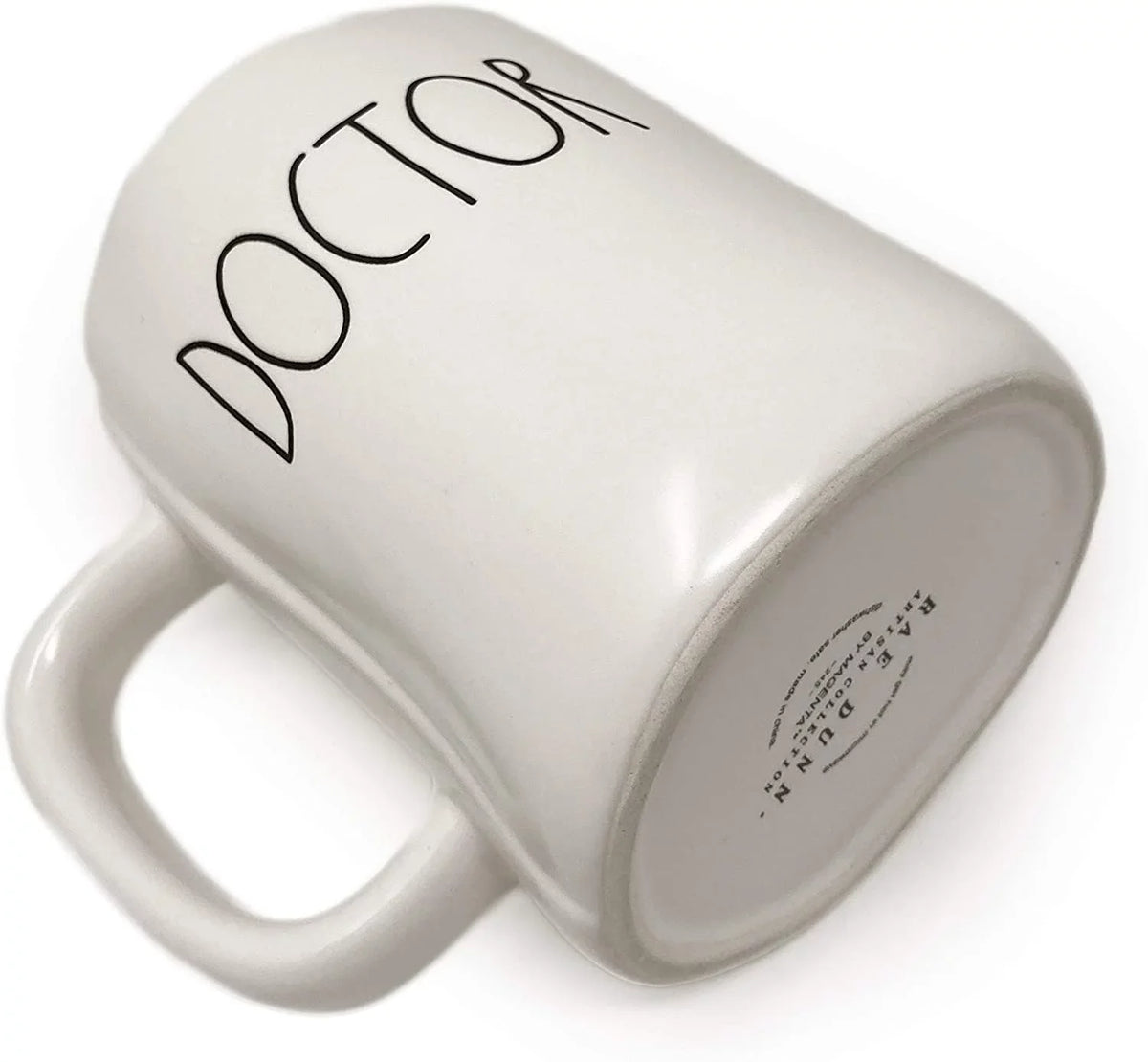 Rae Dunn White DOCTOR HERO Ceramic Mug with Black LL Letter Tea Mug