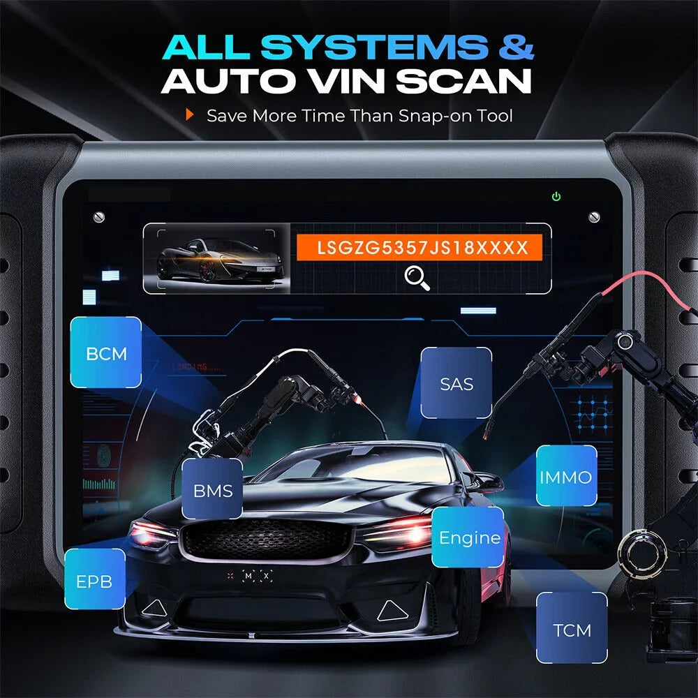 Autel Scanner MaxiPRO MP808S Car Diagnostic Scan Tool All System Diagnostics ECU Coding, Active Test, 36+ Service, Upgraded of MP808/ MP808BT/ MK808
