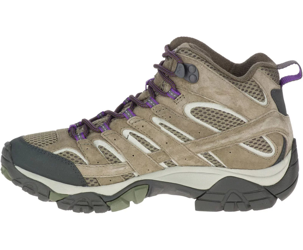 Merrell Women's Moab 2 Ventilator Mid Hiking Shoes, Olive, Size 8.5 Wide