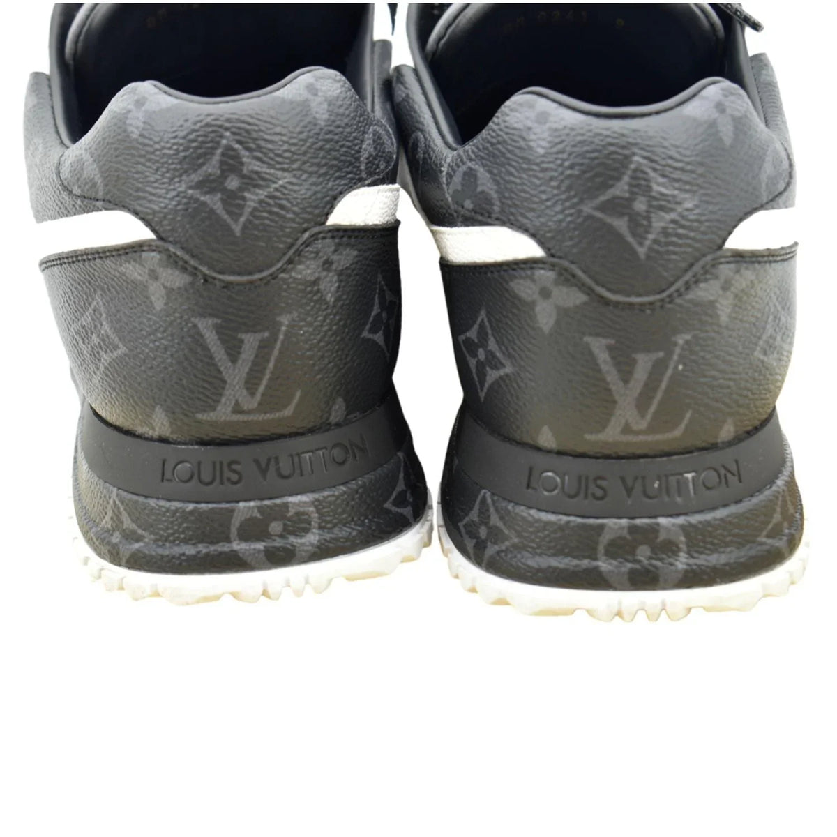 Pre-owned LOUIS VUITTON Runaway Monogram Sneakers Bicolor US 9-9