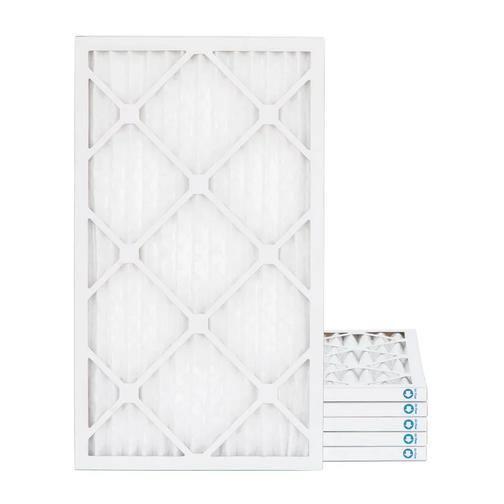 Pamlico Air 14x24x1 MERV 8 Pleated AC Furnace Air Filters. Quantity 6. (Actual Size: 13.75 x 23.75 x 0.75 Inches)
