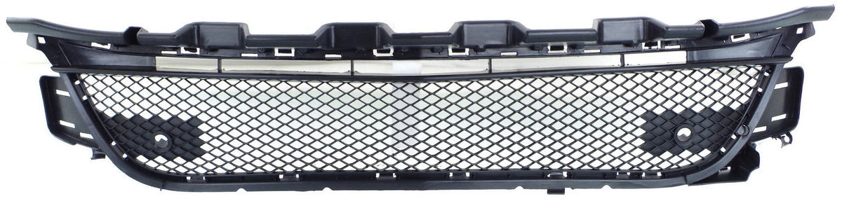 CLA250 14-16 FRONT BUMPER GRILLE, Center, Txtd, w/ Mlding Holes and Sport Ed., w/ AMG Pkg and IPAS Holes