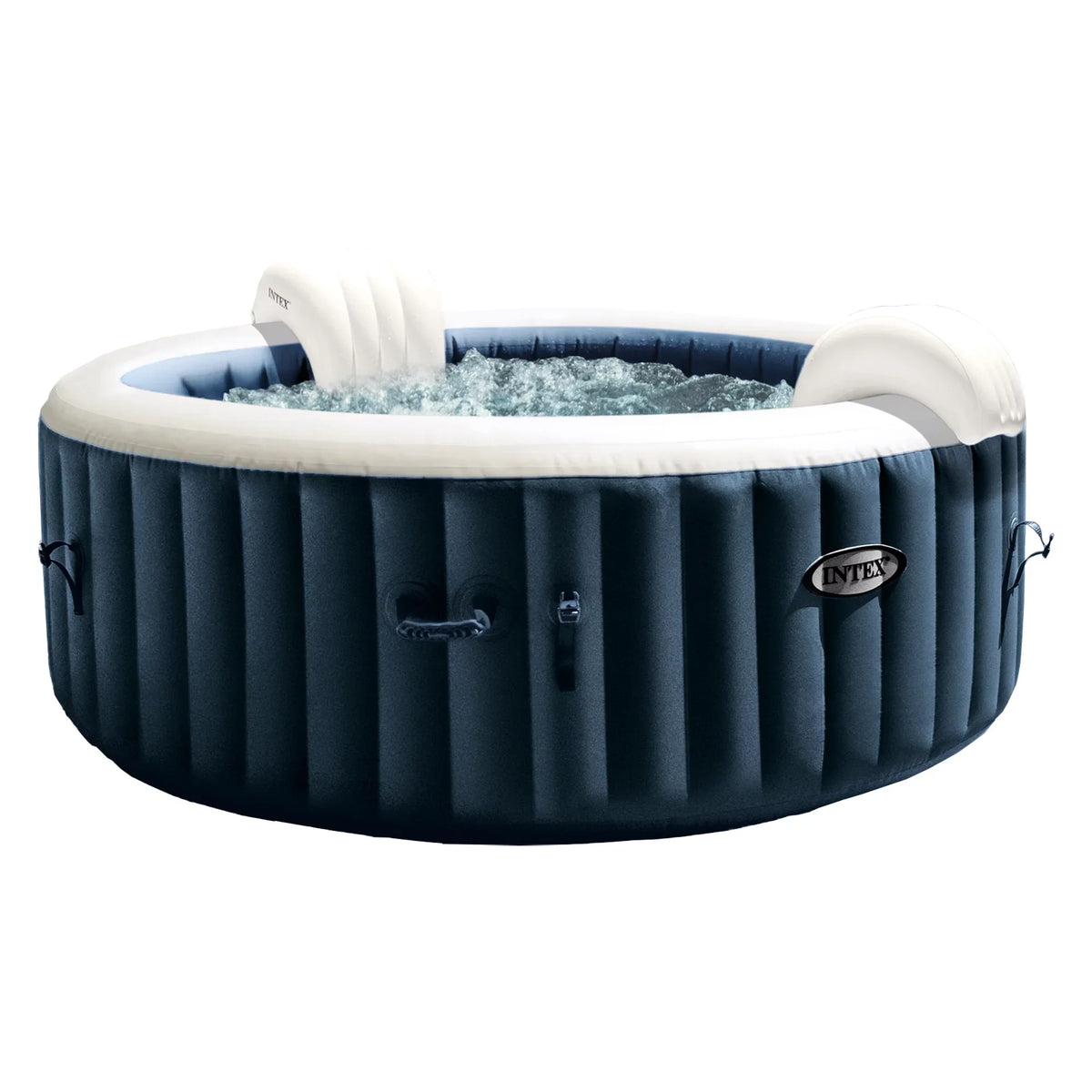 Intex PureSpa Plus Inflatable Portable Bubble Jet Hot Tub w/ Deluxe Bundle