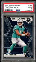Tua Tagovailoa Rookie Card 2020 Panini Mosaic #262 PSA 9