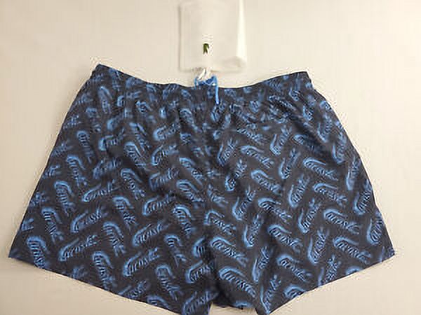 new Lacoste men swimwear trunks short MH5635 51 F65 324209 navy quick dry XL $90