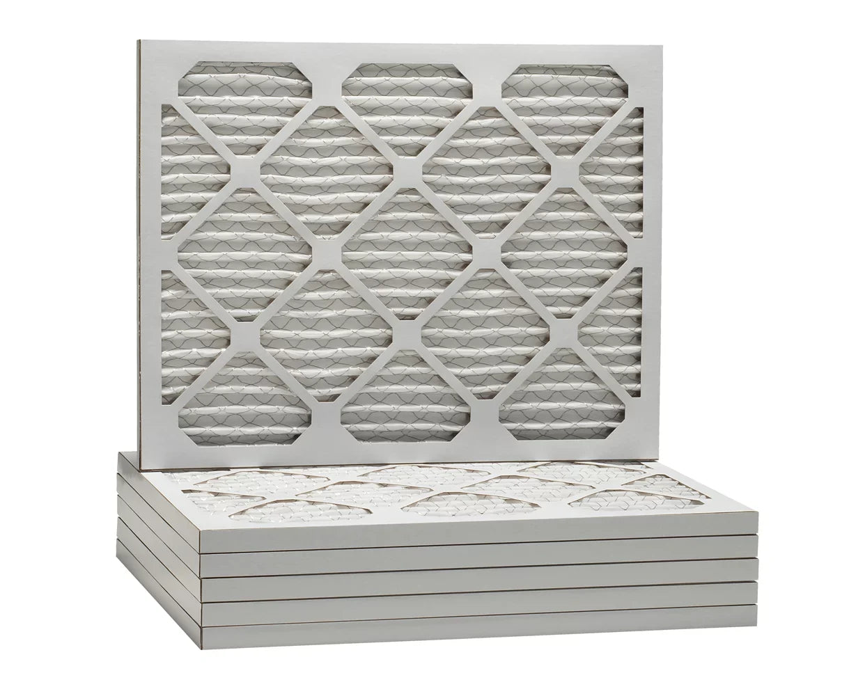 Aerostar 14x25x1 MERV 8, Pleated Air Filter, 14x25x1, Box of 6, Made in the USA