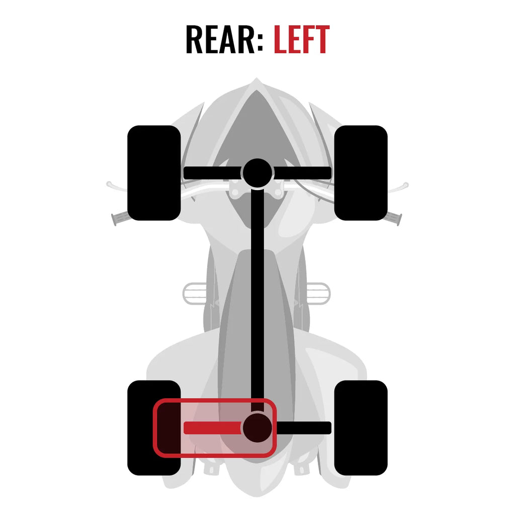Sixity XT Rear Left Axle Fitting with Can-Am Outlander MAX 800R 2015 - EFI 4X4