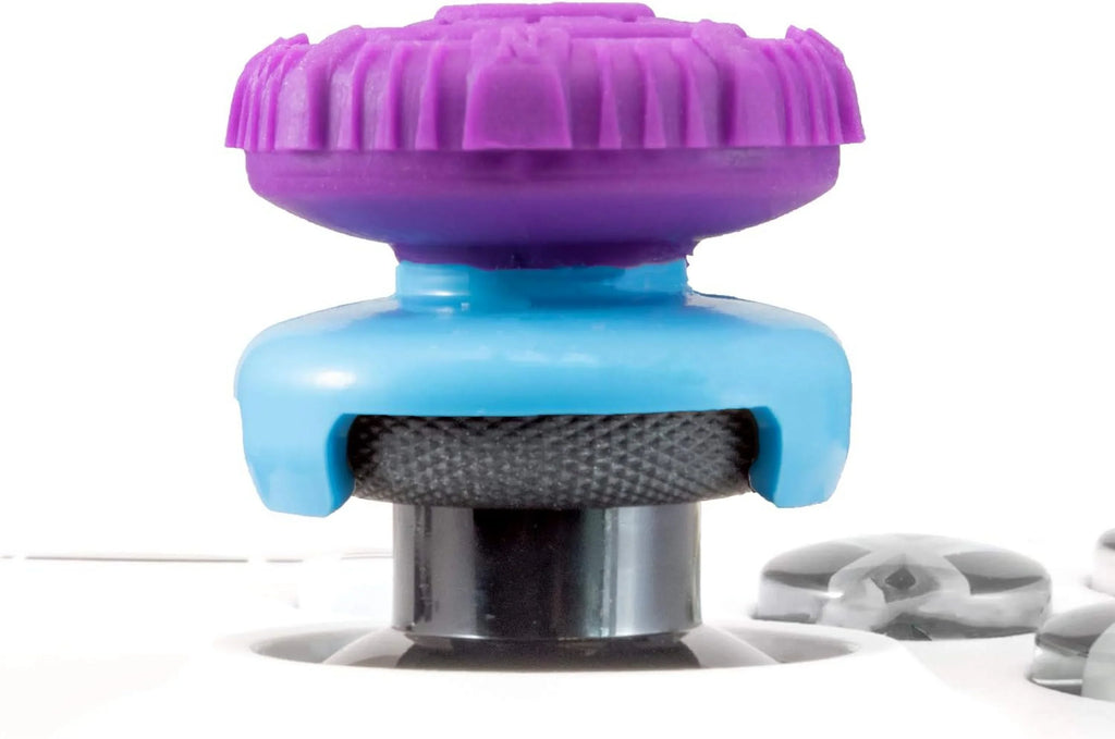 KontrolFreek FPS Freek Battle Royale for Xbox One and Xbox Series X Controller | Performance Thumbsticks | 2 High-Rise Convex (Domed) | Purple