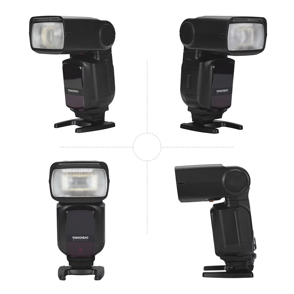 YONGNUO YN968N II Wireless TTL Speedlite Flash with Built-in 5600K LED Light - 1/8000s HSS for Nikon DSLR Cameras, Suitable with YN622N YN560 Wireless System
