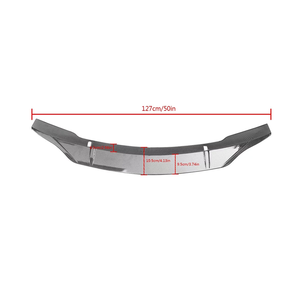 NINTE S for 08-14 Mercedes Benz W204 C250 C300 C63 Rear Trunk Spoiler Wing Carbon Fiber Style