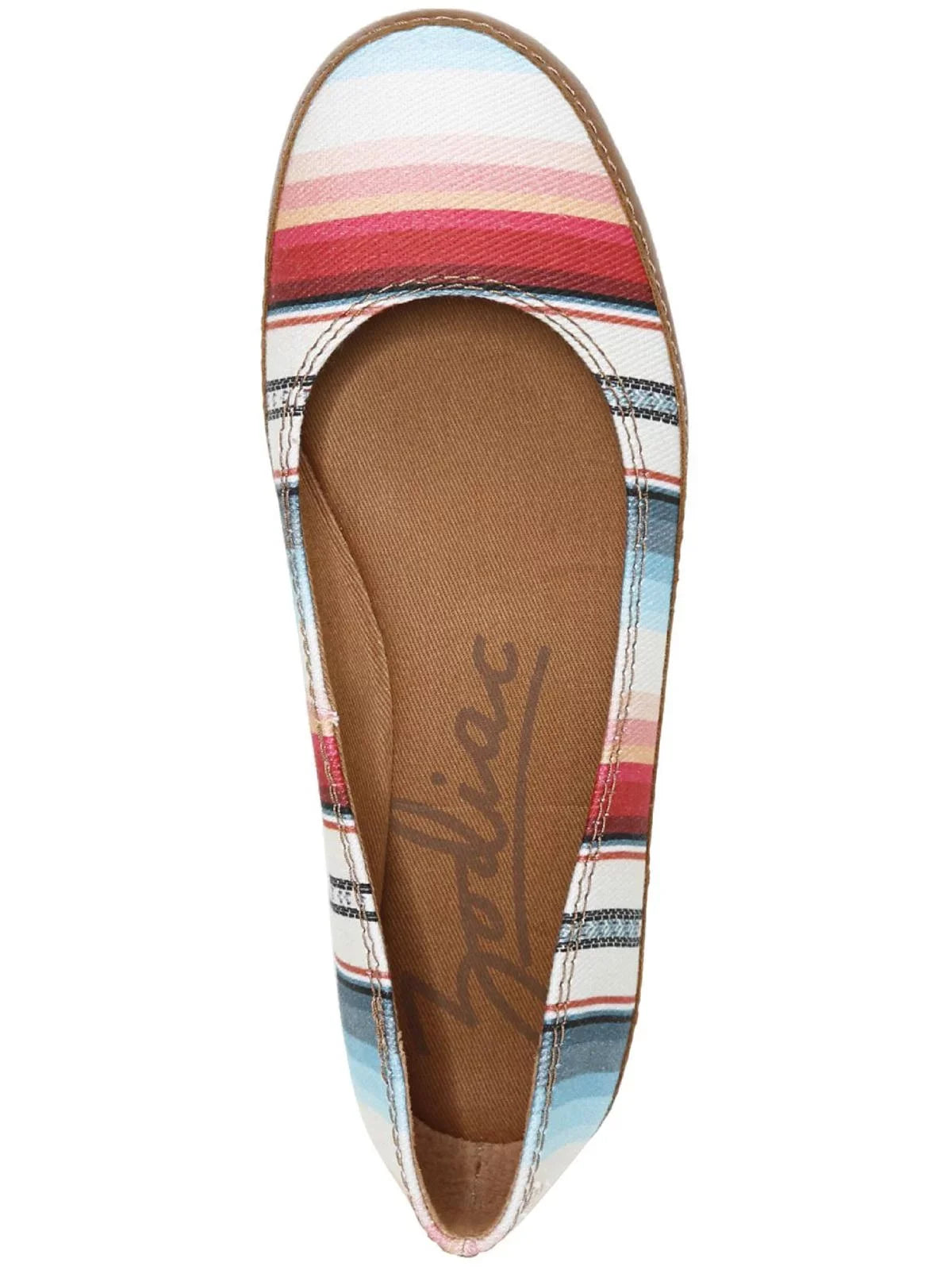 Zodiac Womens Dawn Canvas Slip On Ballet Flats