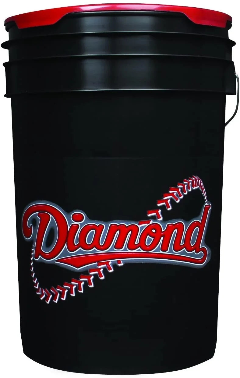 Diamond DOL-1 BLEM Baseballs 60 (Five Dozen) and Cushion Lide Bucket