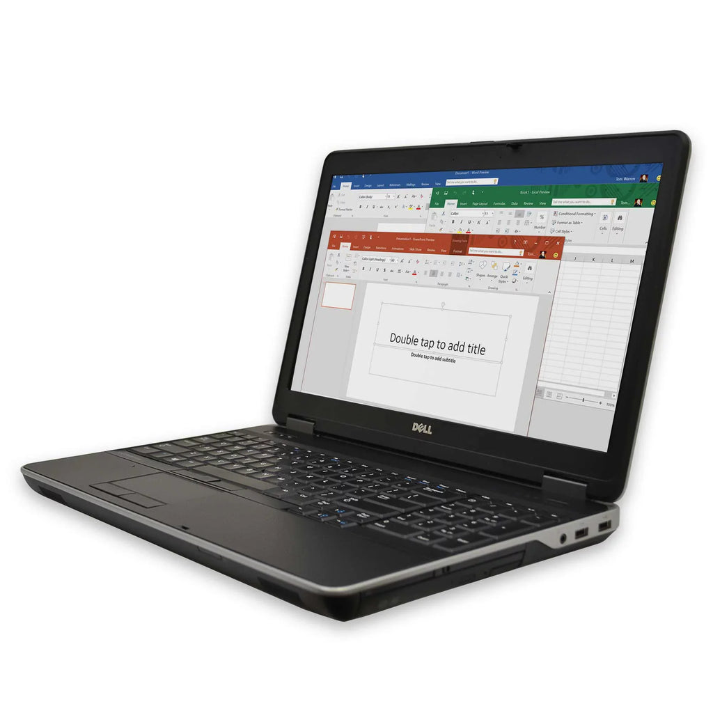 Used Dell Latitude E6540 Laptop Intel i5 Dual Core Gen 4 4GB RAM 500GB SATA Windows 10 Home 64 Bit